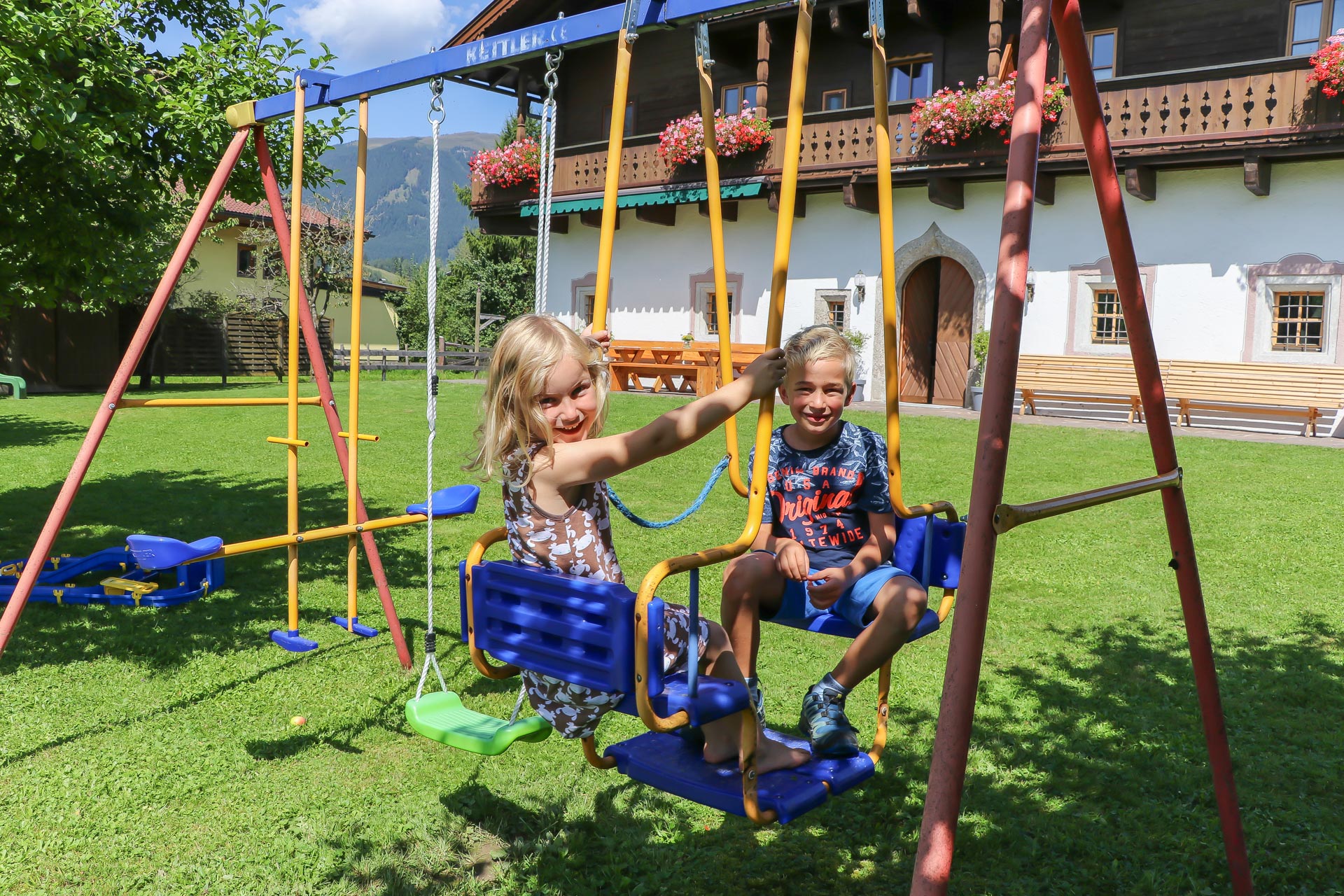 Biobauernhof Maishofen Kinder Sommerferien 130